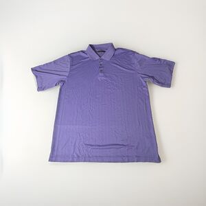 Pebble Beach Performance Men’s XXL Purple Golf Polo Shirt Short Sleeve